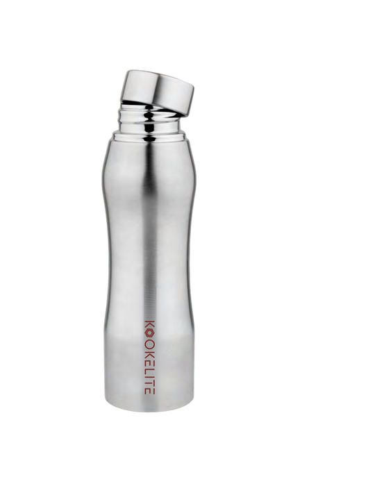 Ecoflask 1 Litre Stainless Steel Water Bottle | Leak-Proof, BPA-Free, for Kids, Adult, Office, Gym, Travel & Home | Pack of 1