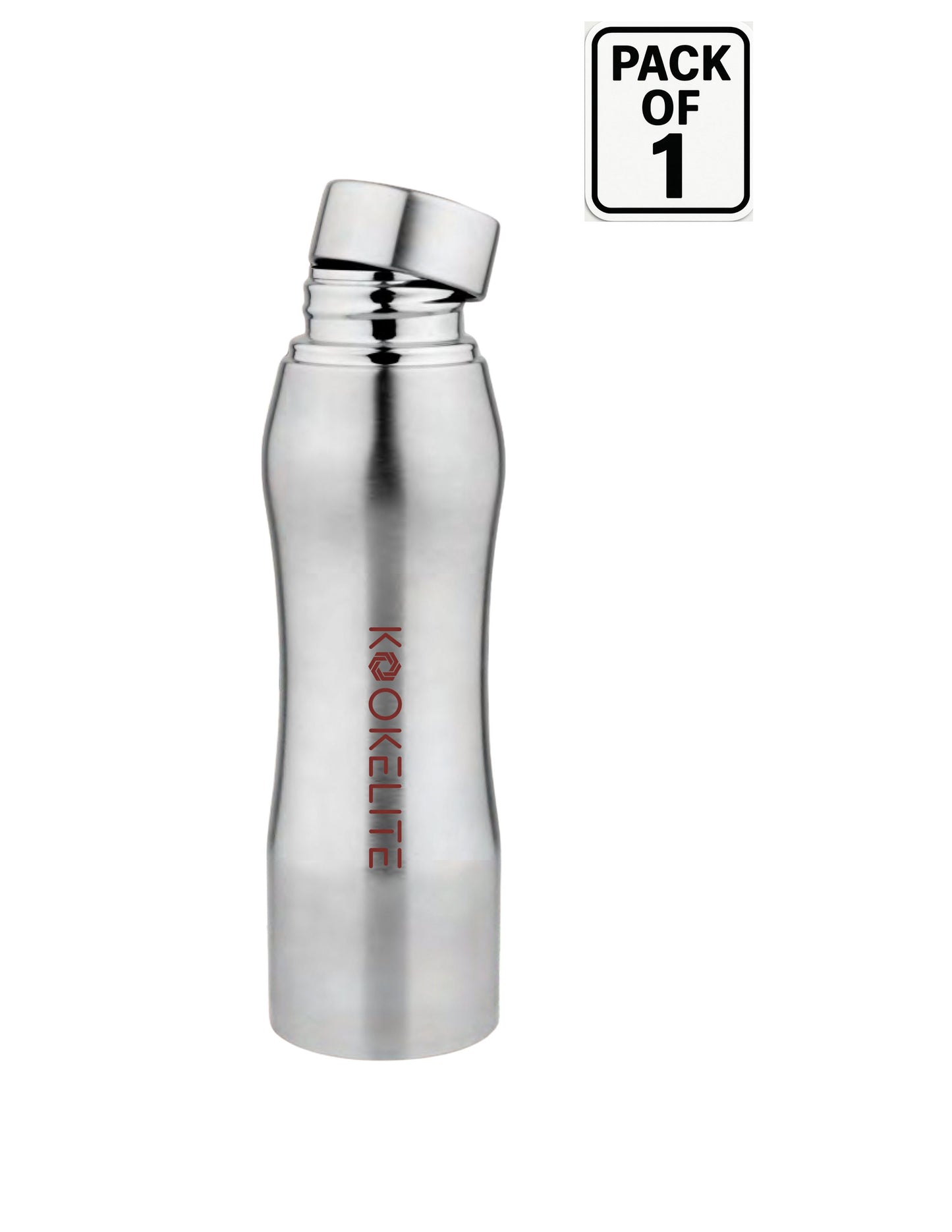 EcoFlask Stainless Steel Water Bottle 1 Litre | Hot & Cold | Leak-Proof | Eco-Friendly & Reusable Flask for Office, Gym, Travel & Home | Pack of 1