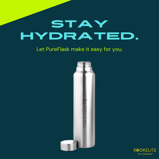 Superior Stainless Steel Water Bottle 1 Litre | Hot & Cold | Leak-Proof | Eco-Friendly & Reusable Flask for Office, Gym, Travel & Home | Pack of 1