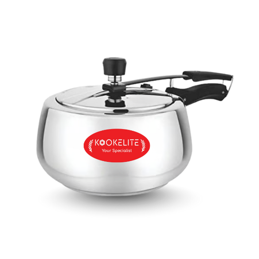 Silver Pro 3 Litre Aluminium Inner Lid Induction Bottom Pressure Cooker
