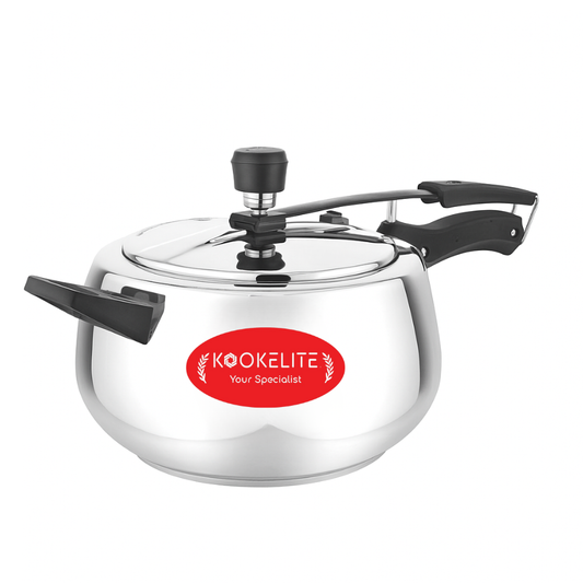 Silver Pro 5 Litre Aluminium Inner Lid Induction Bottom Pressure Cooker