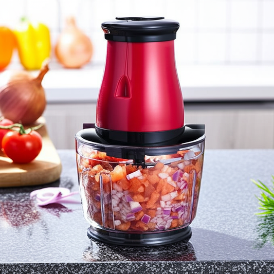 Kitchen Classic 300W Mini Food Processor – Chop • Grind • Knead • Blend | Vegetable Chopper, Chutney Maker, Dough Kneader, Travel Friendly