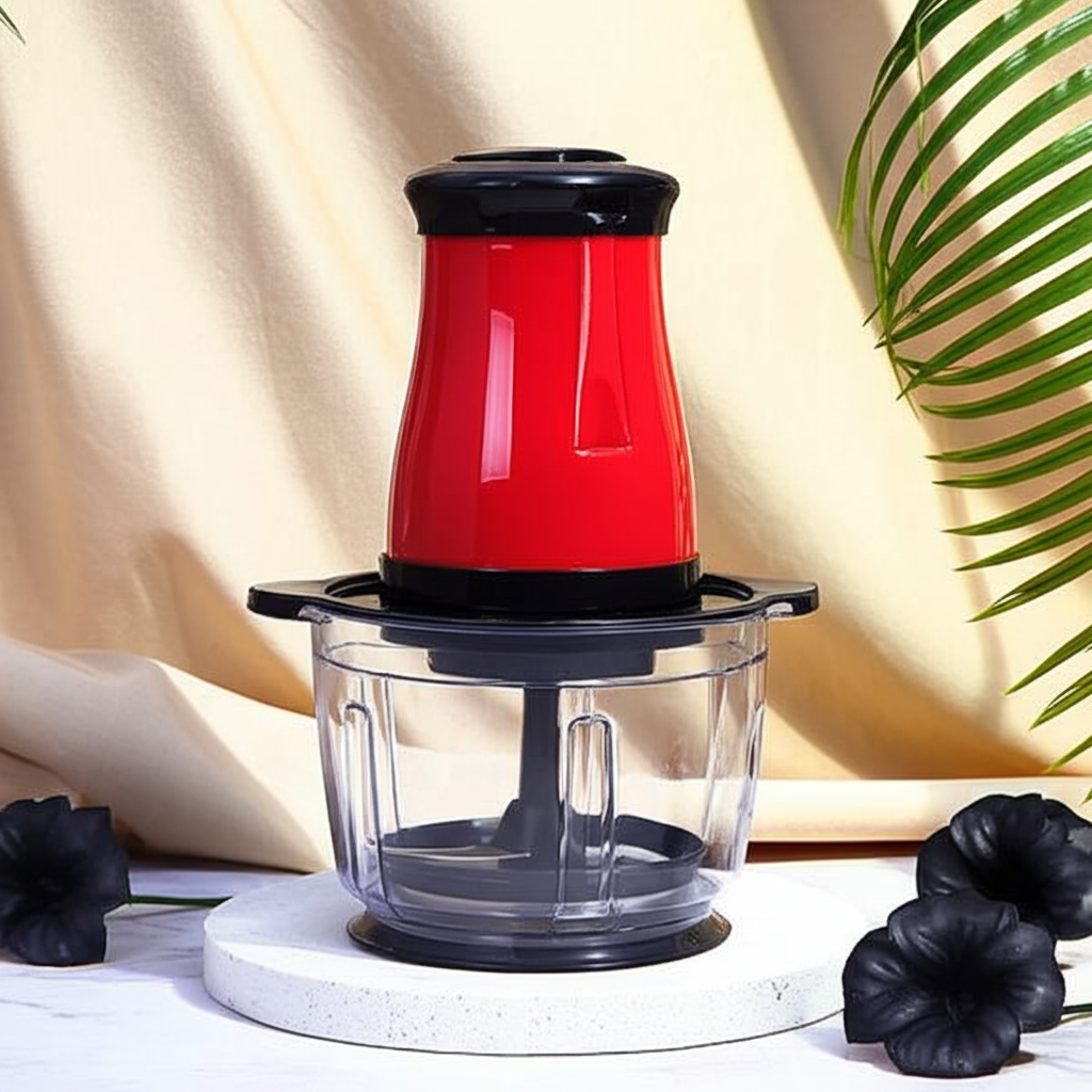 Kitchen Classic 300W Mini Food Processor – Chop • Grind • Knead • Blend | Vegetable Chopper, Chutney Maker, Dough Kneader, Travel Friendly